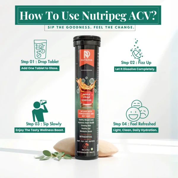 Nutripeg Pure Apple Cider Vinegar – For Digestion, Detox & Wellness - Image 8